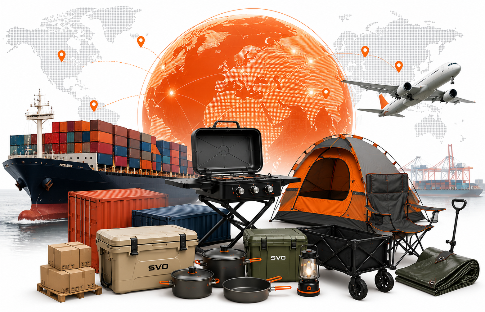 Global sourcing and import solutions for camping and outdoor products