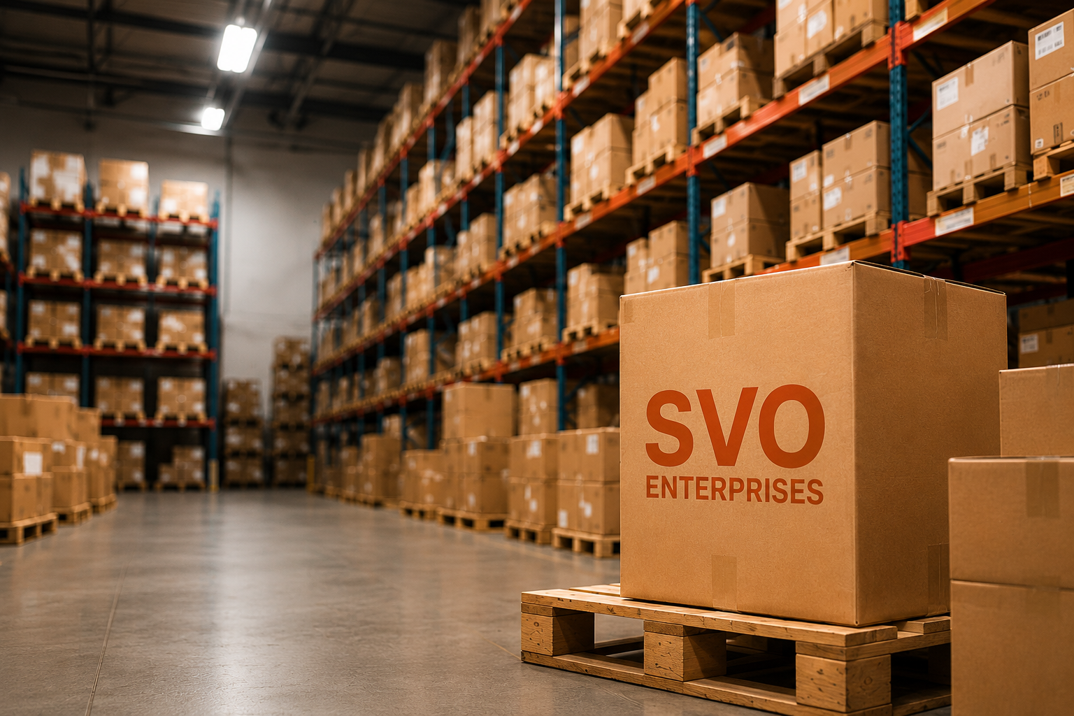 SVO Enterprises warehouse inventory and fulfillment operations