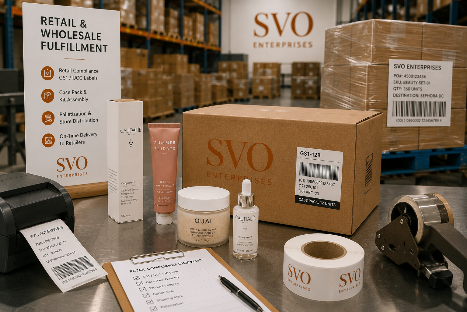 Retail and wholesale fulfillment services