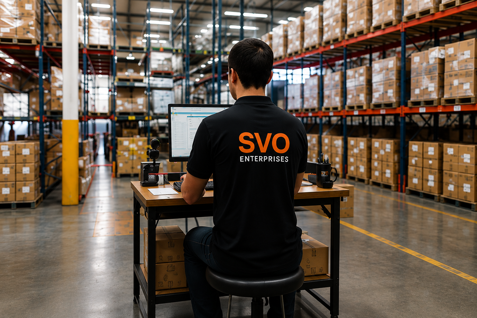 SVO Enterprises ecommerce fulfillment warehouse and multi-channel inventory operations in Valencia California